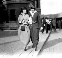 Ретро мода - Дамы в хромых юбках, Торонто 1912 год