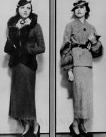 Ретро мода - Юбка-карандаш. Модельер и художник по костюмам Вера Вест, 1934 год
