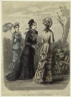 Ретро мода - Женский костюм. Франция, 1870-1879. Парижская мода 1879