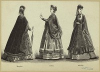 Ретро мода - Женский костюм. Франция, 1870-1879. Одежда для прогулок