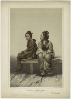 Ретро мода - Женщины из Симода, Япония, 1856