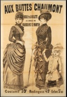 Ретро мода - Костюмы для прогулок в Бьют-Шомон, 1883