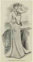Ретро мода - Белый яхтинг костюм