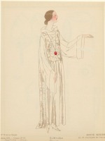 Ретро мода - Костюм 1920-1929. Белое платье-монах