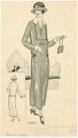 Ретро мода - Костюм 1920-1929. Платье для прогулок