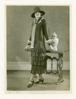 Ретро мода - Костюм 1920-1929. Платье с шарфом и шляпа