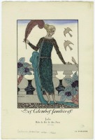 Ретро мода - Костюм 1920-1929. Вечернее платье от Поля Пуаре