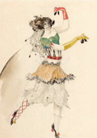 Ретро мода - Сергей Чехонин, Дизайн костюма испанской танцовщицы