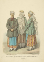 Ретро мода - Ретро  мода.  Одежда женщин Киевской губернии.