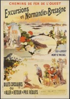 Плакаты - Экскурсии в Нормандию и Бретань, 1895