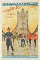 Плакаты - Путешествие из Парижа в Лондон, 1899