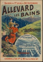 Плакаты - Железные дороги. Альвар-ле-Бен, Изер, 1894