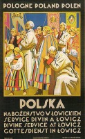 Плакаты - Плакат.  Польща.  Богослужіння в Ловічі.