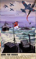 Плакаты - Британский плакат посвященный арктическим конвоям