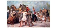 Ретро открытки - Братья продают Иосифа в рабство