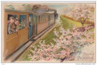 Ретро открытки - Железнодорожная открытка