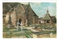 Ретро открытки - Кладбище в Бретани