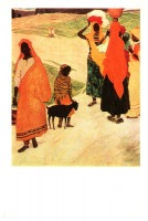 Ретро открытки - Женщины Раджастана