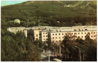 Ретро открытки - Южно-Сахалинск. Коммунистический проспект