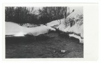 Ретро открытки - Открытка. Южно-Сахалинск. Река Чиксамбо. 1959 г.