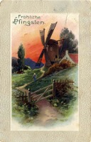 Ретро открытки - Счастливого праздника Пятидесятница