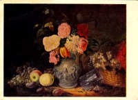 Ретро открытки - Цветы и фрукты
