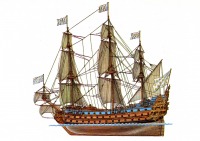 Ретро открытки - Французский линейный корабль 