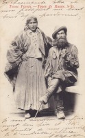 Ретро открытки - Типы России . Мужчина и женщина