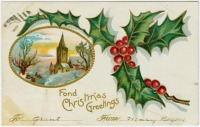 Ретро открытки - Любимые рождественские поздравления