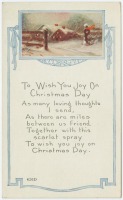 Ретро открытки - Желаю вам радости на Рождество