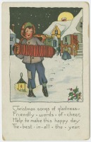 Ретро открытки - Рождественская песня