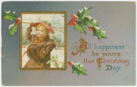 Ретро открытки - Много радости вам в этот Рождественский день
