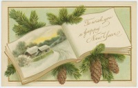 Ретро открытки - Пожелания счастливого Нового Года