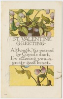 Ретро открытки - Приветствие с днём Святого Валентина