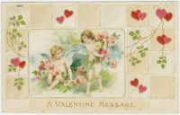 Ретро открытки - Послание Валентина