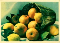 Ретро открытки - Апельсины и лимоны