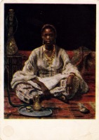 Ретро открытки - Негритянка