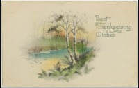Ретро открытки - Лучшие пожелания в День благодарения