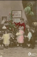 Ретро открытки - Семейное Рождество