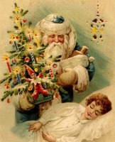 Ретро открытки - З Новим Роком  та Різдвом Христовим.