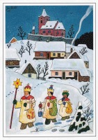 Ретро открытки - Різдвяна  листівка 