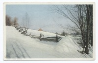 Ретро открытки - Зимний пейзаж