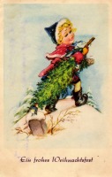 Ретро открытки - С Рождеством Христовым
