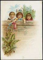 Ретро открытки - Дети с куклой