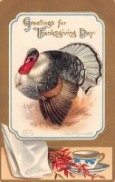 Ретро открытки - Поздравления с Днём Благодарения