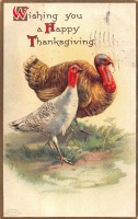 Ретро открытки - Поздравления в День Благодарения