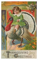 Ретро открытки - Счастливого Дня Благодарения
