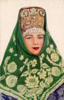 Ретро открытки - Женские головные уборы