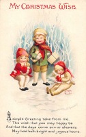 Ретро открытки - С Рождеством
