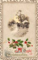 Ретро открытки - Рождественские колокольчики
